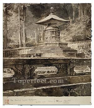ジョン・ラファージ Painting - 徳川家康の墓 ジョン・ラファージ